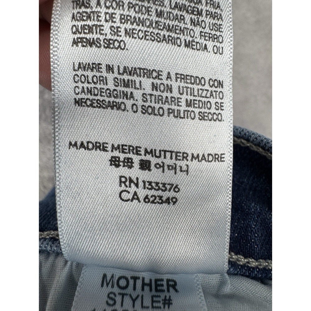 Mother The Spitfire Ankle Jeans Whatever You Want Wash Denim Women's 27x28 NWT - Picture 13 of 15